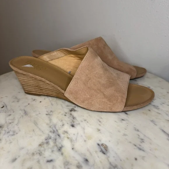 Sandales Compensées Franco Sarto - Taille US 9.5, Occasion Très Bon état, Style Wedge Confortable